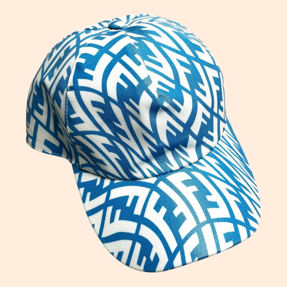 Fendi Vertigo Blue Coated Baseball Cap